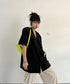 V-neck Short-sleeve Jacket